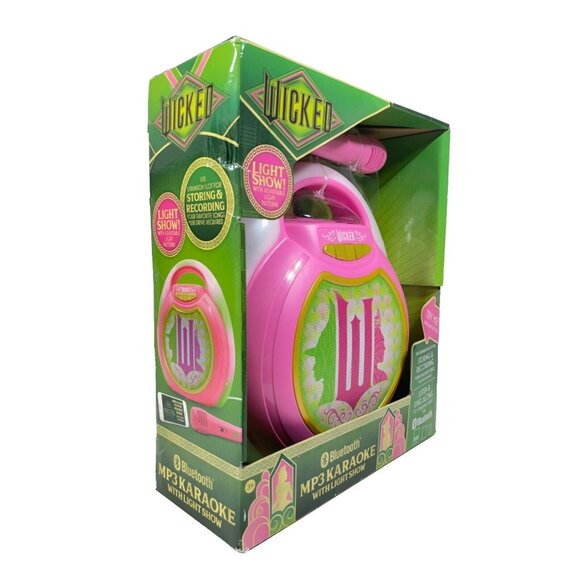 WICKED Bluetooth MP3 Karaoke Machine With Light Show - Picture 3 of 14